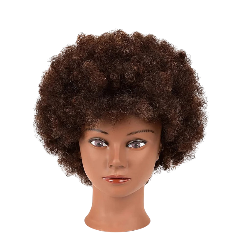 Tête à coiffer style Afro